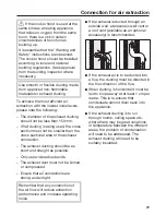 Preview for 29 page of Miele DA 2450 Operating And Installation Instructions