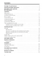 Preview for 2 page of Miele DA 249-2 Operating And Installation Instructions