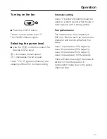 Предварительный просмотр 11 страницы Miele DA 249-3 Operating And Installation Instructions