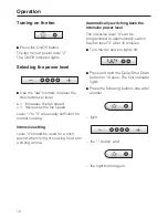 Preview for 10 page of Miele DA 249 Operating And Installation Instructions