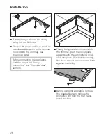 Предварительный просмотр 28 страницы Miele DA 250 Operating And Installation Instructions