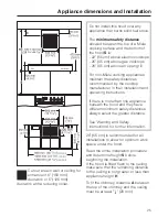 Preview for 25 page of Miele DA 251 Operating And Installation Manual