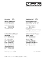 Preview for 32 page of Miele DA 251 Operating And Installation Manual