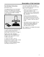 Preview for 17 page of Miele DA 2510 Operating And Installation Instructions