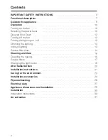 Preview for 2 page of Miele DA 252-4 Operating And Installation Instructions