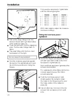 Предварительный просмотр 20 страницы Miele DA 262 i Operating Instructions Manual