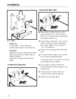 Предварительный просмотр 22 страницы Miele DA 262 i Operating Instructions Manual