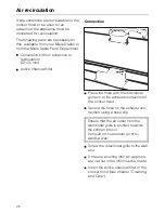 Предварительный просмотр 26 страницы Miele DA 262 i Operating Instructions Manual