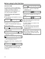 Предварительный просмотр 26 страницы Miele DA 2628 Operating And Installation Instructions