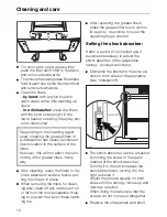 Preview for 16 page of Miele DA 265-2 Operating And Installation Instruction