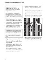 Preview for 26 page of Miele DA 265-2 Operating And Installation Instruction