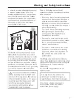 Preview for 7 page of Miele DA 270-4 Operating And Installation Instructions