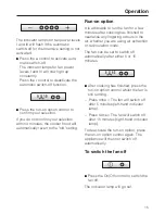 Preview for 15 page of Miele DA 270-4 Operating And Installation Instructions