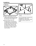 Предварительный просмотр 28 страницы Miele DA 270 U Operating And Installtion Instructions