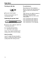 Preview for 10 page of Miele DA 270 Operating And Installation Instructions