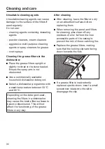 Предварительный просмотр 36 страницы Miele DA 2808 Operating And Installation Instructions