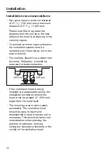 Preview for 46 page of Miele DA 2818 Operating And Installation Instructions