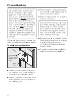 Предварительный просмотр 24 страницы Miele DA 289-3 Operating And Installation Instructions