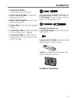 Предварительный просмотр 23 страницы Miele DA 289 Operating And Installation Instructions