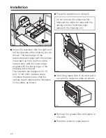 Preview for 22 page of Miele DA 3060 Operating And Installation Instructions