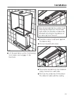 Preview for 23 page of Miele DA 3060 Operating And Installation Instructions