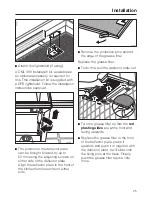 Preview for 25 page of Miele DA 3060 Operating And Installation Instructions