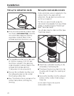 Preview for 26 page of Miele DA 3060 Operating And Installation Instructions