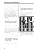 Preview for 28 page of Miele DA 3060 Operating And Installation Instructions