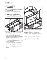 Предварительный просмотр 28 страницы Miele DA 316 i Operating And Installation Manual