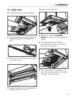 Предварительный просмотр 31 страницы Miele DA 316 i Operating And Installation Manual