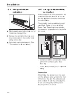 Предварительный просмотр 32 страницы Miele DA 316 i Operating And Installation Manual