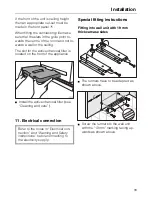 Предварительный просмотр 33 страницы Miele DA 316 i Operating And Installation Manual