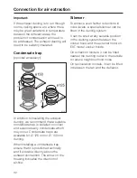 Preview for 32 page of Miele DA 3160 Operating And Installation Instructions