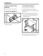 Предварительный просмотр 34 страницы Miele DA 326-1 i Operating And Installation Instructions