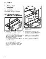 Предварительный просмотр 28 страницы Miele DA 326 i Operating And Installation Manual