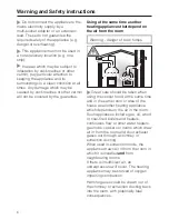 Preview for 6 page of Miele DA 3360 Operating Instructions Manual