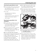 Preview for 15 page of Miele DA 3360 Operating Instructions Manual