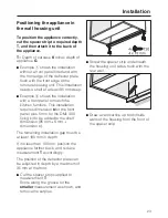 Предварительный просмотр 23 страницы Miele DA 3360 Operating Instructions Manual