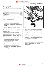 Предварительный просмотр 24 страницы Miele DA 3366 Operating And Installation Instructions