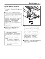 Предварительный просмотр 19 страницы Miele DA 3460 Operating And Installation Instructions