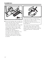 Предварительный просмотр 26 страницы Miele DA 3460 Operating And Installation Instructions