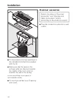 Предварительный просмотр 32 страницы Miele DA 3460 Operating And Installation Instructions