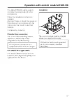 Предварительный просмотр 37 страницы Miele DA 3460 Operating And Installation Instructions