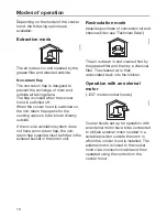 Предварительный просмотр 16 страницы Miele DA 3466 Operating And Installation Instructions