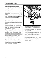 Предварительный просмотр 24 страницы Miele DA 3466 Operating And Installation Instructions