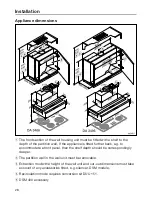 Предварительный просмотр 28 страницы Miele DA 3466 Operating And Installation Instructions