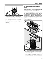 Предварительный просмотр 37 страницы Miele DA 3466 Operating And Installation Instructions