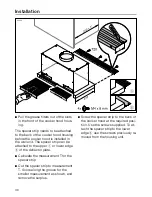 Предварительный просмотр 40 страницы Miele DA 3566 Operating And Installation Instructions