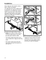 Предварительный просмотр 44 страницы Miele DA 3566 Operating And Installation Instructions