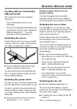 Предварительный просмотр 27 страницы Miele DA 3568 Operating And Installation Instructions